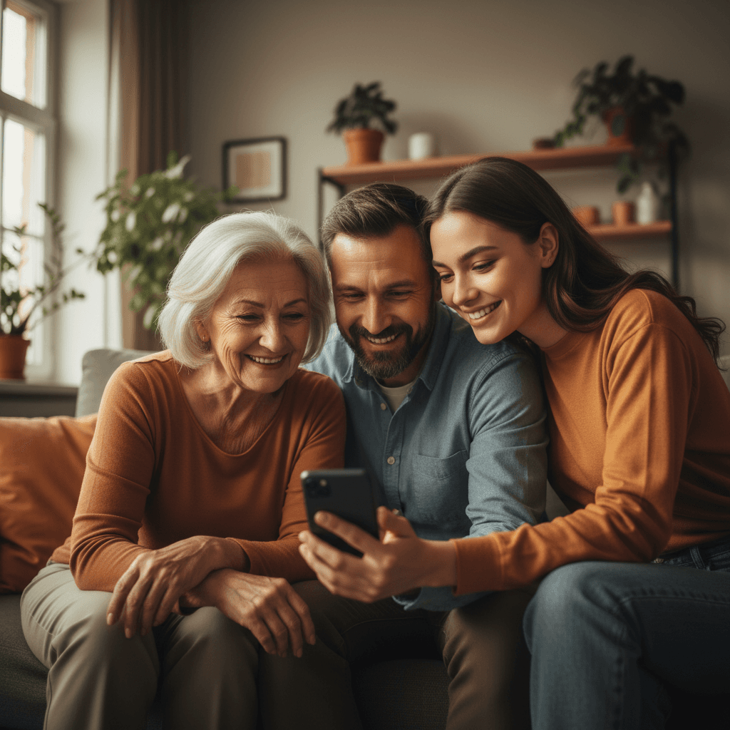 Family Plan showing multiple users on one account