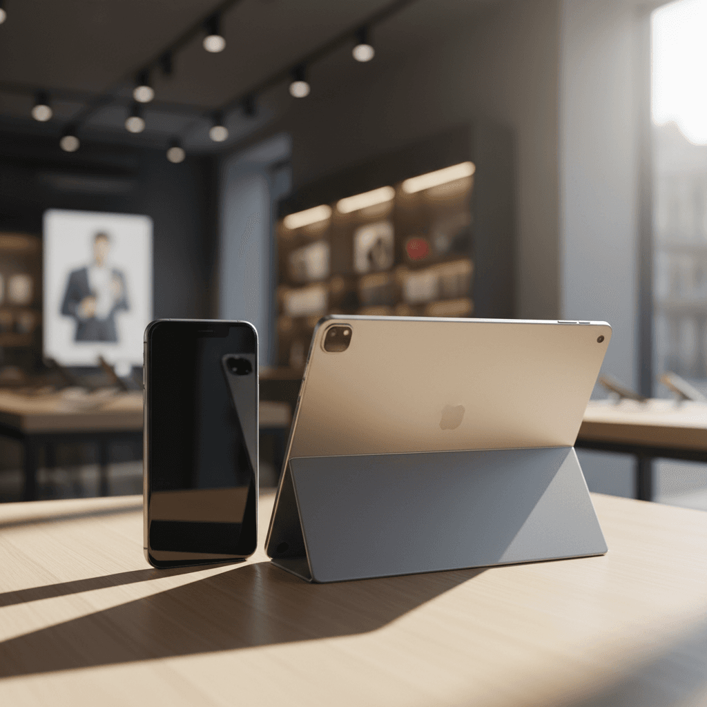 Latest smartphones and tablets on display